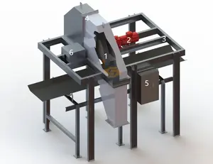 Machine de fabrication d'échantillonneur à bande de système d'échantillonnage à haut volume de laboratoire automatique pour les minéraux de charbon