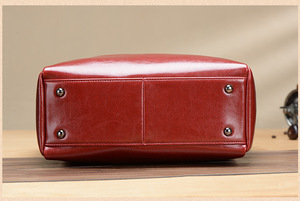 Sacs fourre-tout pour femmes, nouveaux sacs à main de créateur en cuir véritable ciré, sacs à bandoulière de luxe pour femmes - Product Image 6