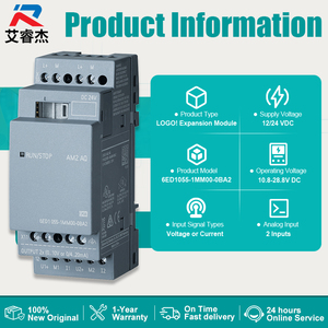 100% ของแท้ใหม่ 6ED1055-1MM00-0BA2 plc Programmable Controller LOGO 8 AM2 AQ 2AO โมดูลขยายเอาต์พุตแบบอนาล็อก - Product Image 2
