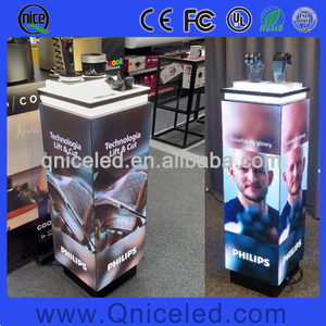 Vendita Diretta dalla Fabbrica: Espositore LED a 4 Lati, Chiosco Pubblicitario <span class=keywords><strong>Video</strong></span> con Piattaforma Espositiva in Acrilico sulla Parte Superiore - Product Image 6