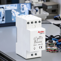Aoelec AUBT1 CCC/CB 2M Autotransformateur toroïdal audio, boîtier PA66 résistant au feu, montage sur rail DIN, quatre phases