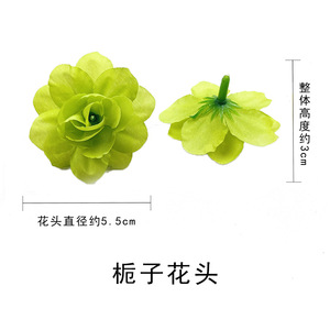 Fleurs de rose artificielles de 5,5 cm de diamètre, décorations artisanales pour mariage, maison, bricolage, kit d'accessoires pour cheveux - Product Image 4