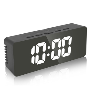 Factory Hot Table Clock Smart <b>Digital</b> Alarm Clock Decoration Gift LED Mirror Clock for Home Office - Product Image 1
