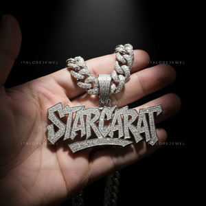 Pendentif Lettre Moissanite STARCARAT en Argent Sterling 925, Breloque Alphabet Plaqué Or, Bijou Initial Élégant, Cadeau Tendance - Product Image 6