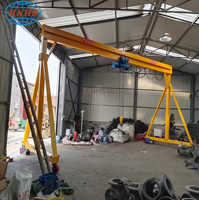 Prix de grue à portique portable mobile Grue et palan à portique à portique à poutre unique