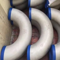 ASME B16.9 3 pouces 300 #   Coude en acier inoxydable 304 304l 316 1/2 180 degrés à rayon court 1D SR soudé bout à bout, raccord de tuyauterie sans soudure