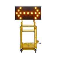 Feux de signalisation de signalisation routière à LED Hengxing Solar Arrow pour évacuation d'urgence, 1800x800mm, lampes clignotantes, barrière de circulation lumineuse
