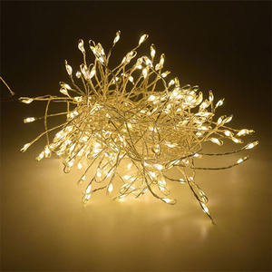 Décorations de Noël extérieures <span class=keywords><strong>220V</strong></span> 10m 100L <span class=keywords><strong>micro</strong></span> rgb <span class=keywords><strong>led</strong></span> PVC fil mariage fée <span class=keywords><strong>guirlande</strong></span> lumineuse - Product Image 5