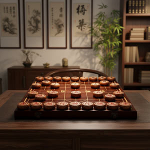 Juego de Ajedrez Chino de Madera Hecho a Mano de Primera Calidad, <span class=keywords><strong>Xiangqi</strong></span> Tradicional, Caja de Regalo de Lujo, Plegable y Portátil, para Regalos Empresariales VIP y de Oficina - Product Image 6