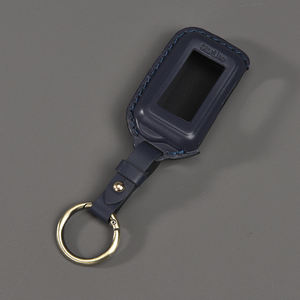 Penutup kunci mobil, penjualan terbaik di Rusia-persegi kulit asli untuk A92 A94 Alarm mobil, gaya perlindungan asli - Product Image 5