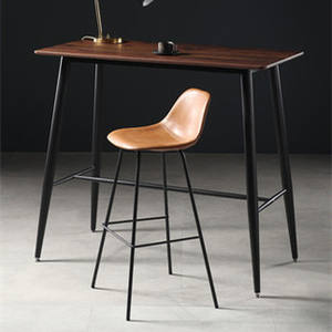 <span class=keywords><strong>Taburetes</strong></span> <span class=keywords><strong>de</strong></span> cuero sintético para oficina, silla nórdica creativa para restaurante, <span class=keywords><strong>cocina</strong></span>, comedor Industrial <span class=keywords><strong>de</strong></span> espalda baja, <span class=keywords><strong>taburetes</strong></span> para Bar, precio barato - Product Image 4