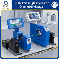 Appareil de mesure laser numérique sans contact pour diamètre, instrument de mesure laser pour diamètre bleu 0,1-25 mm