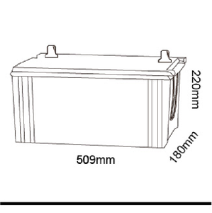 מבצע חם 62034 סוללת משאית 120Ah למשאיות גדולות - Product Image 2