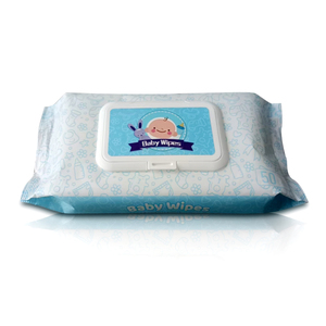 Meilleure vente de lingettes nettoyantes biologiques jetables de marque privée personnalisables et imprimées 99.9% biodégradables hypoallergéniques pour bébés - Product Image 2