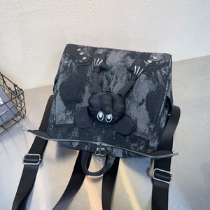 Fashionable Camouflage canvas <b>Backpack</b> With Cartoon Doll Character Wholesale Fashion Women & Girls Leather <b>Backpack</b> - Product Image 5