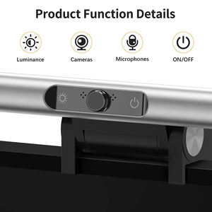 Lampe <span class=keywords><strong>de</strong></span> moniteur à commande tactile à gradation progressive pour ordinateur <span class=keywords><strong>portable</strong></span> Led S1 caméra en aluminium barre lumineuse d'écran <span class=keywords><strong>de</strong></span> moniteur - Product Image 4
