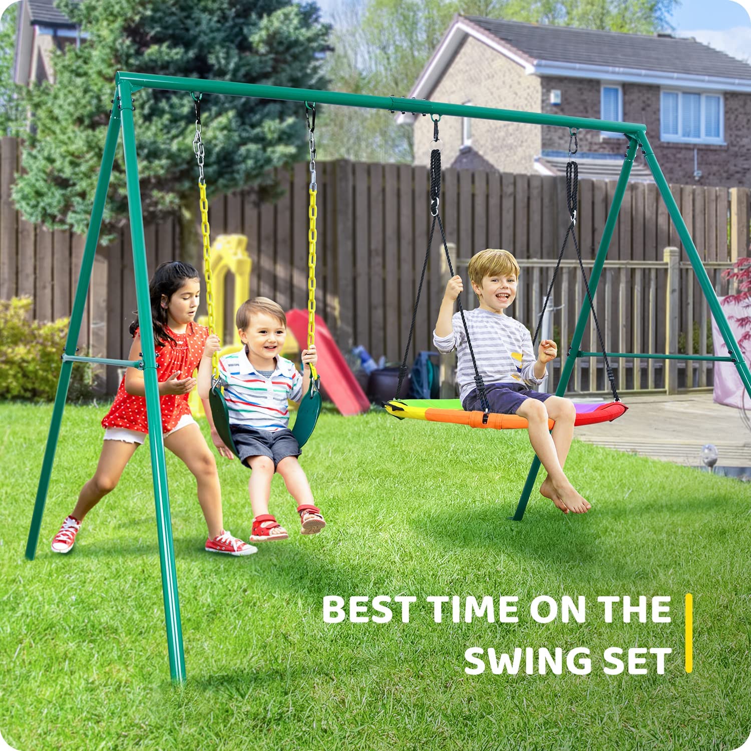 Tree Swing Chair Outdoor Large Kids Safety Tree Swing Straps Swing set