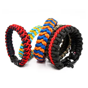 Baiyuheng directo de fábrica buena calidad táctico Camping Paracord pulsera ancla