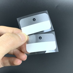 100 autocollants OEM neufs en forme de flèche pour sceller les emballages de MacBook, iPad, <span class=keywords><strong>AirPods</strong></span>, Pencil, AigTag – Film thermorétractable pour emballage extérieur - Product Image 2