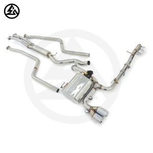 CSZ ท่อไอเสียสําหรับ <span class=keywords><strong>BMW</strong></span> <span class=keywords><strong>E90</strong></span> 325i <span class=keywords><strong>330i</strong></span> <span class=keywords><strong>N52</strong></span> 2.5L Catback วาล์วท่อไอเสีย Valvetronic รีโมทคอนโทรล Midpipe-60 มม.Axelback-51 มม. - Product Image 5