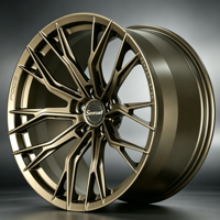 Jantes en alliage d'aluminium brossé SRD Bronze mat concave profond Forgées 17-20 pouces 5*114.3 pour TRD Lucid Tesla C63 AMG VIP BMW