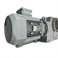 Réducteur d'engrenages hélicoïdaux coniques KAF77 Y2.2 2.2kW 4P 270 degrés rapport 13.52 M1 300mm sortie, industriel, robuste