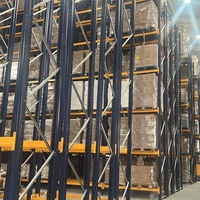 Étagères de stockage robustes, en acier Q235B, résistantes à la corrosion, unités de rayonnage pour entrepôt