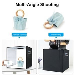 <span class=keywords><strong>Meilleur</strong></span> prix <span class=keywords><strong>Photo</strong></span> boîte à lumière PULUZ 40cm PU5043 Mini <span class=keywords><strong>Studio</strong></span> boîte Kit photographie tir boîte à lumière avec 6 arrière-plans de couleur - Product Image 4