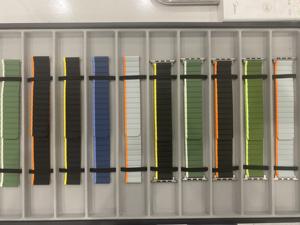 RYB Forte Bandes Magnétiques <span class=keywords><strong>Bracelet</strong></span> Silicone pour <span class=keywords><strong>Apple</strong></span> <span class=keywords><strong>Watch</strong></span> Ultra Bande 49mm Série 8 Série 7 45mm 44mm 42mm 38mm 40mm 41mm Hommes - Product Image 2