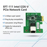 Carte réseau interne EIP EFT-111 Intel I226-V I225-V 2,5 Gbps PCI Express 10/100/1000/2500 Mbps Adaptateur LAN RJ45 en stock