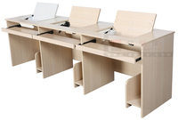 Bureau d'ordinateur pour 2 personnes, prix d'usine, meubles scolaires, table de travail