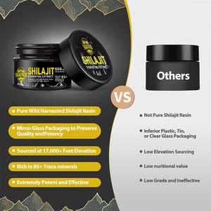 Suplemento de resina de shilajit del Himalaya puro de grado dorado OEM para adultos, botella de grado alimenticio, ácido fúlvico rico, trazas de minerales, vitaminas - Product Image 6