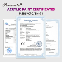 Peintures Acryliques Professionnelles pour Artistes et Étudiants, Couleurs Non Toxiques en Bouteilles Plastiques de 120/250/500 ml