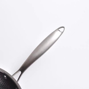 2023 gran oferta utensilios de cocina sartén antiadherente panal <span class=keywords><strong>3</strong></span>,5 MM espesor <span class=keywords><strong>3</strong></span> capas sartén de acero inoxidable - Product Image 2