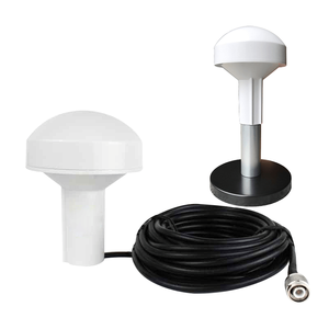 Antenne GPS extérieure 1575,42 MHz 25-30 dBi 5 W pour la réception de signaux GNSS, avec câble RG58 de 10 m, extrémité du connecteur BNC-mâle - Product Image 1