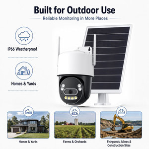 กล้องวงจรปิด Source Factory Solar Outdoor AOV Security PTZ  4G WiFi บันทึก 24/7 แบตเตอรี่ 15600mAh ติดตามอัตโนมัติ  <span class=keywords><strong>CamHiPro</strong></span> CCTV - Product Image 4