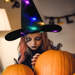 <span class=keywords><strong>Luz</strong></span> LED Decorativa Colgante, Adorno <span class=keywords><strong>de</strong></span> Árbol, Decoración <span class=keywords><strong>de</strong></span> Cosplay Infantil, Iluminación para Fiestas, Sombrero <span class=keywords><strong>de</strong></span> <span class=keywords><strong>Bruja</strong></span> <span class=keywords><strong>de</strong></span> Halloween <span class=keywords><strong>con</strong></span> Cabeza Grande <span class=keywords><strong>de</strong></span> Mago - Product Image 6