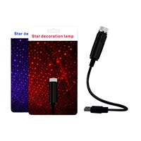 Lumière d'ambiance USB pour voiture, effet ciel étoilé, lumière décorative intérieure pour voiture, projecteur LED intérieur et extérieur