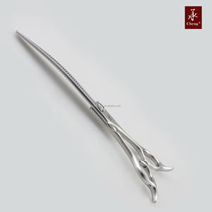 Tijeras de Peluquería Canina Curvas de 7.5 Pulgadas de Alta Calidad, Acero Inoxidable, Ecológicas, Corte Descendente Clásico, Gran Venta - Product Image 4