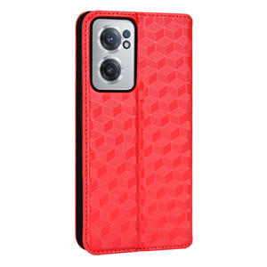 เคสโทรศัพท์ PU สามมิติรูปเพชรสำหรับ <span class=keywords><strong>OnePlus</strong></span> <span class=keywords><strong>Nord</strong></span> CE <span class=keywords><strong>2</strong></span> 5G แบบมีกระเป๋าเงินพับได้ - Product Image 1