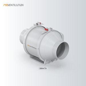Ventilateur d'extraction de salle de bain à conduit flexible réversible en ligne de 900 m3/h, silencieux, à haut débit d'<span class=keywords><strong>air</strong></span>, 200 mm, ventilation forcée - Product Image 6