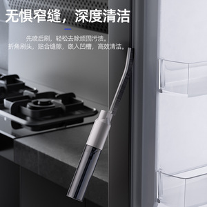 Spray <b>Bottle</b> Gap <b>Brush</b> Long Strip Toilet Cleaning <b>Brush</b> Multi Functional Bathroom Crevice Floor Hard Surface <b>Brush</b> - Product Image 4