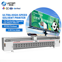 Impresora de Solvente LETOP 5.3M Starfire Heads, Impresora de 5 Metros, Plotter de Impresión