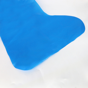 Penutup <span class=keywords><strong>Boot</strong></span> biru plastik PE sekali pakai tebal kualitas tinggi <span class=keywords><strong>Non</strong></span>-slip penutup sepatu Unisex tahan air mantel hujan panjang - Product Image 4