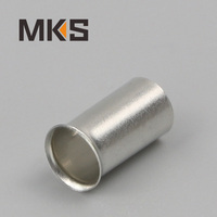 0,5/0,75/1/1,5/2,5/4/6/10/16/25/35/50/70/95/120 .. mm2 PP Kupfer EN-Serie Nicht isolierte nackte Ferrule-Kabel end klemme