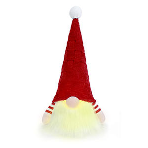 Muñeco de punto Forester de patas largas de Año Nuevo con luz LED Dibujos animados Santa Árbol de Navidad Decoraciones colgantes Fábrica al por mayor - Product Image 5