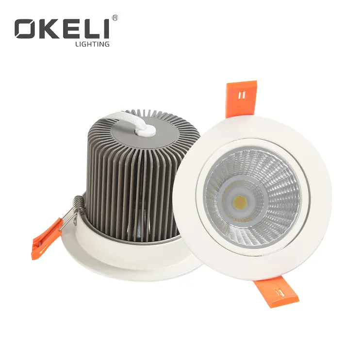 OKELI New product indoor lighting recessed mounted 3w 5w 10w 15w 20w 25w 30w 36w led downlight