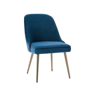 Chaise de bar de meubles d'hôtel de cadre en acier de meubles en cuir chaises sillas restaurante colombie d'intérieur chaises de restaurant avec velours