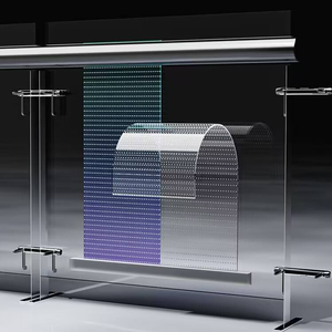 Écran LED holographique 3D à bordure ultra-fine, écran transparent à coller sur verre pour tableau numérique et affichage publicitaire - Product Image 2