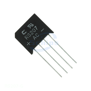 Integrated Circuit Kit 4-SIP, RS-2 RS207-G Diodes BRIDGE RECT 1PHASE 1KV 2A RS-2 Original One Stop Service - Product Image 1